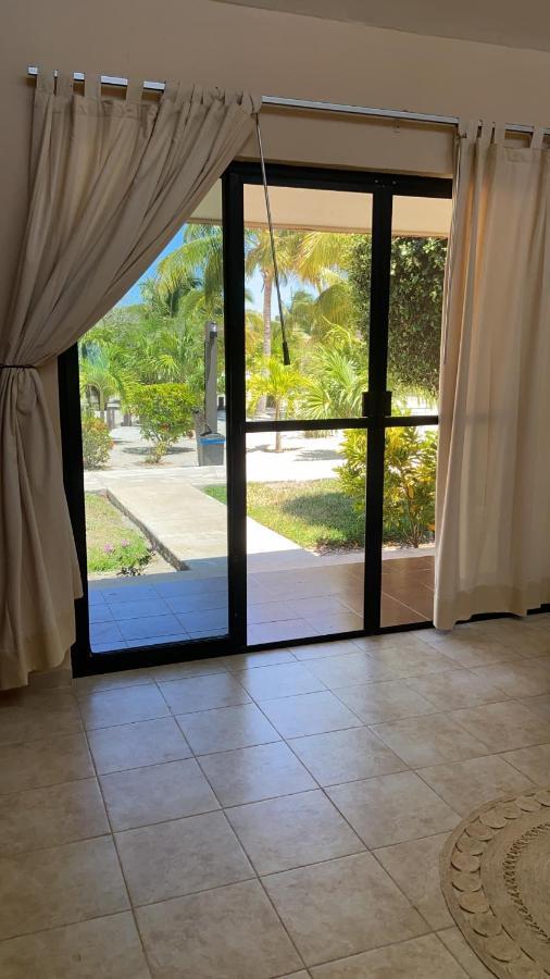 Beachfront Apartment With Swimming Pool. One Bedroom Celestun Exteriör bild